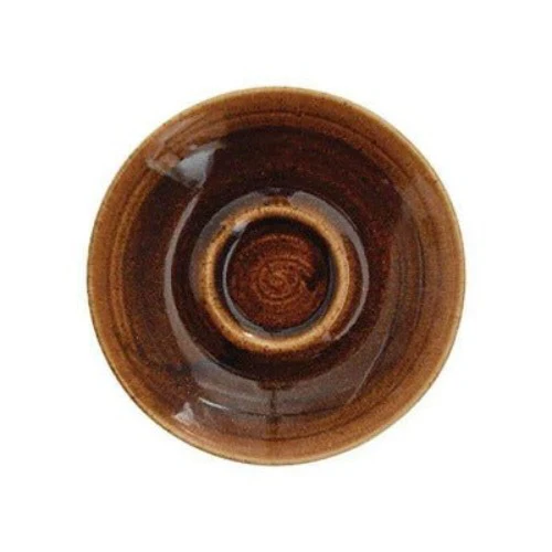 Churchill Stonecast Patina Cappuccino Saucers 15.6cm/6.1" (fits 8oz & 12oz cups) - Image 4