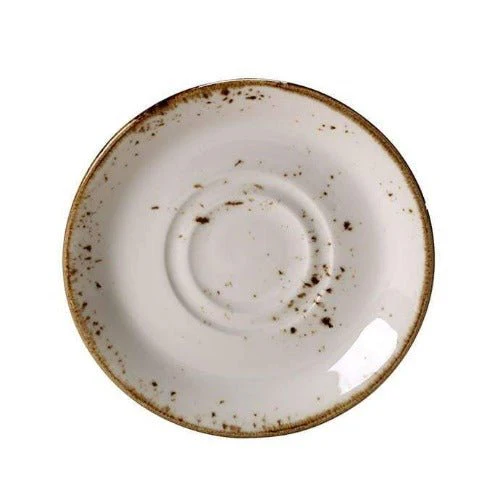 Steelite Craft Double Well Saucers 16.5cm/6.5" (fits 12oz & 16oz cups) - Image 3